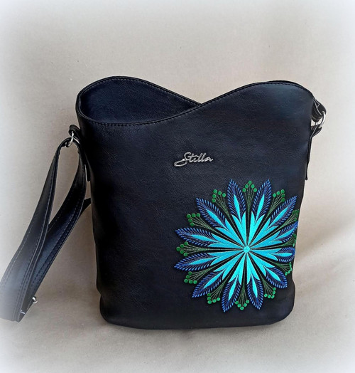 Kabelka Blue&Green mandala