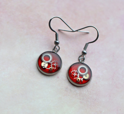 Earrings /red/ — foto 1