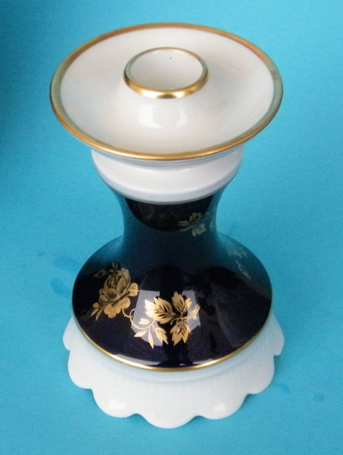 Porcelánový svícen s kobaltem