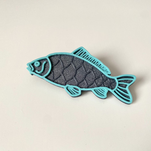 Kapr vertigo grey/turqouise blue