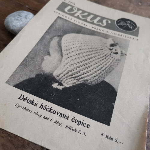 VKUS 7471 - Dětská háčkovaná čepice — foto 1