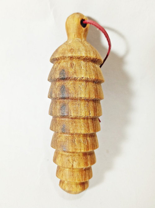 VÁNOČNÍ OZDOBY 1 ks ŠIŠKA (bříza) 11cm