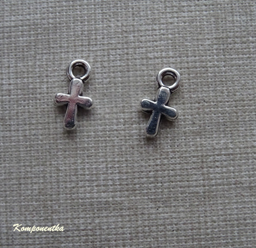 Přívěšek kříž 10x6mm 2kusy