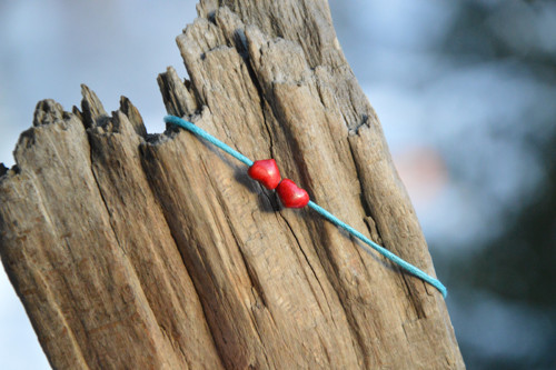 Náramek srdeční záležitost red mini (rezervace) — foto 1