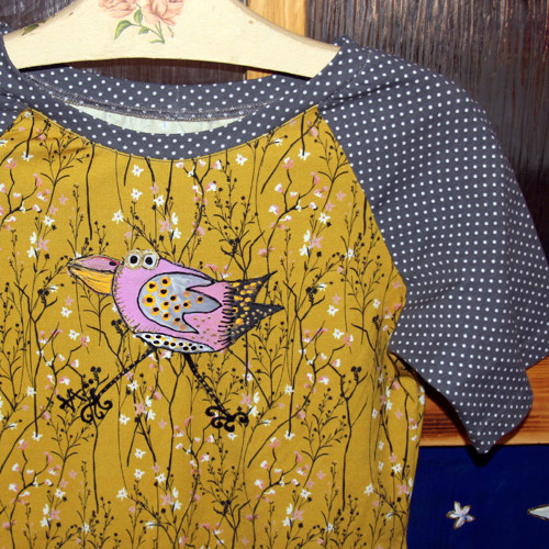 Malované handmade triko vel. S