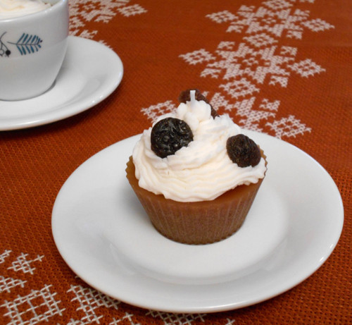 Svíčka cupcake se sušenkami
