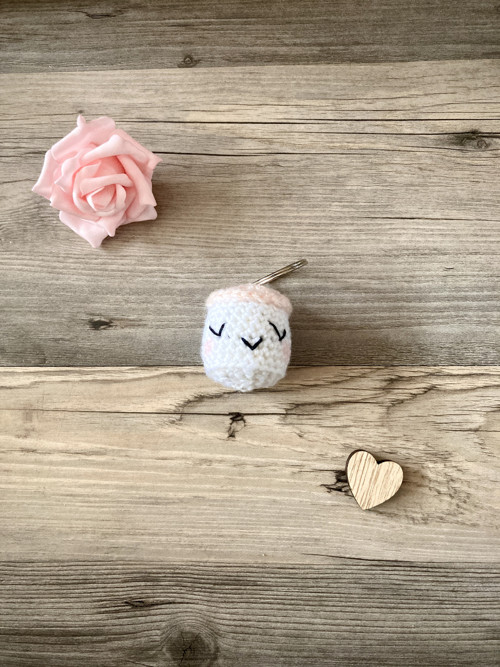 Klíčenka - marshmallow malý 1 — foto 1