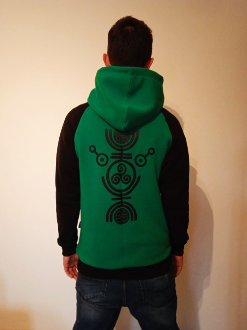 Mikina Celtic Black/green — foto 1