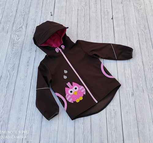 Softshell bunda... sova...vel. 104.. SLEVA — foto 1