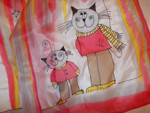 Kočky a kocouři, 140 x 45 cm — foto 1