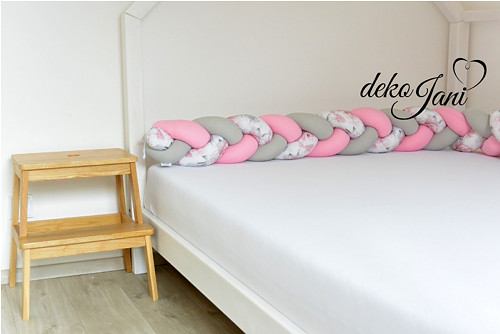 Mantinel do dětské postýlky 450cm (více barev)