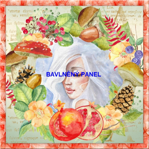 Bavlněný panel 25x25 cm - skladem