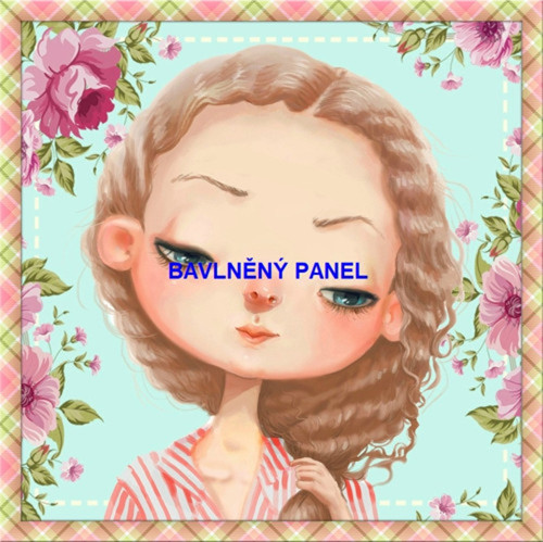Bavlněný panel 15x15 cm - skladem
