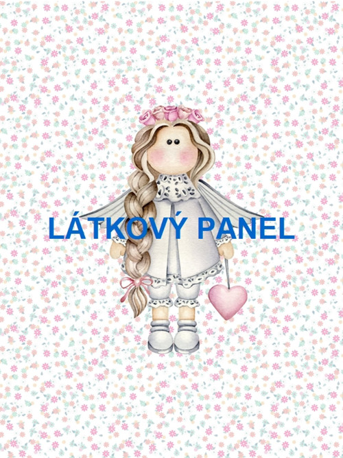 Bavlněný panel 14,5x19,5 cm - skladem