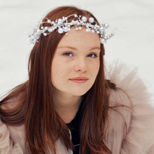 Perličková čelenka věneček — foto 1