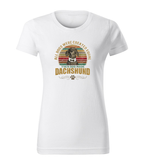 Tričko Retro Dachshund %