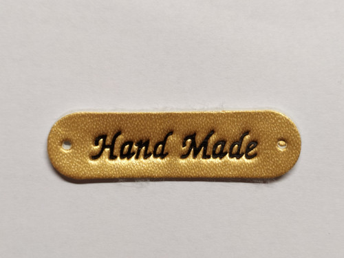 Hand Made Štítek - Kůže 8 - Doprodej