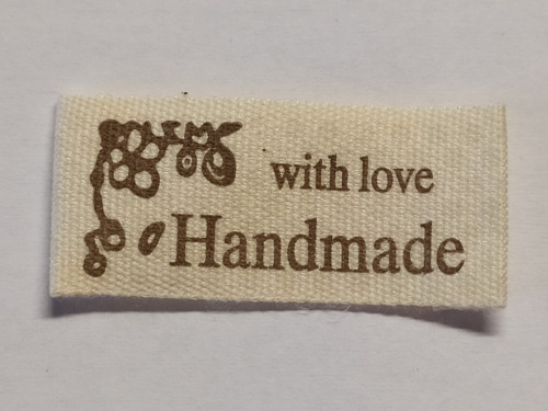 HAND MADE ŠTÍTEK - látka 1