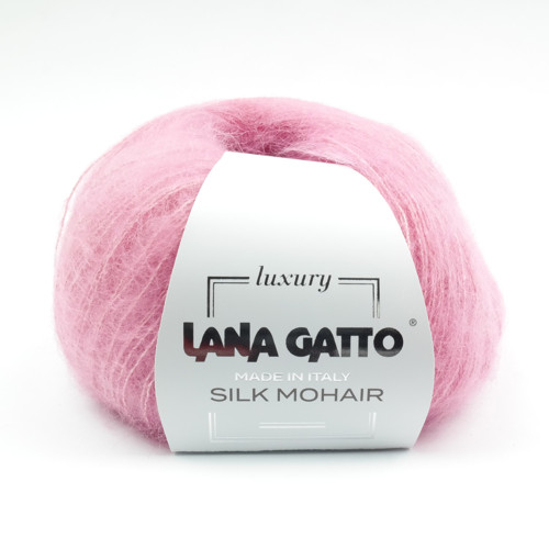 Lana Gatto příze mohér SILK MOHAIR pudrová