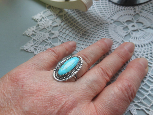 Prsten Navajo s tyrkysem, Ag 925 — foto 1
