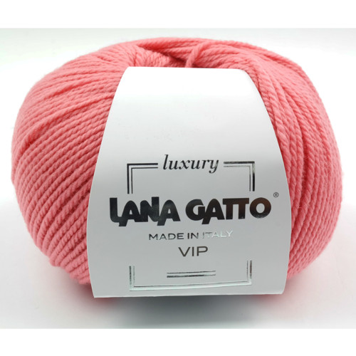 Lana Gatto příze vlna merino kašmír VIP starorůžov