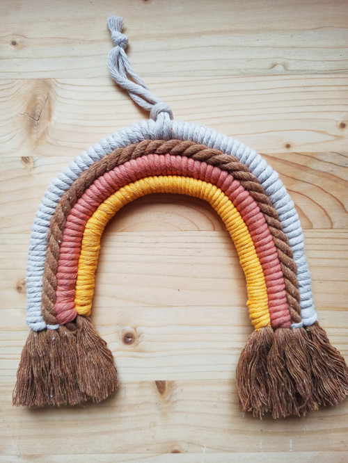 Macramé DUHA "západ slunce" — foto 1