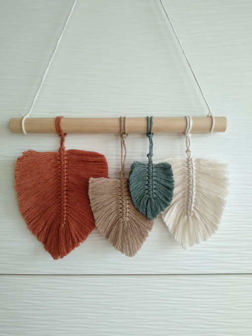 Macramé listy na přání — foto 1