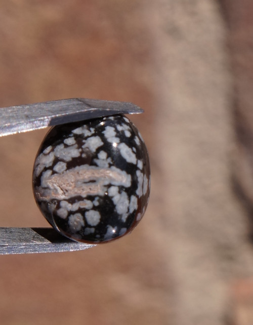 Obsidián sněžný (16 mm) J6989