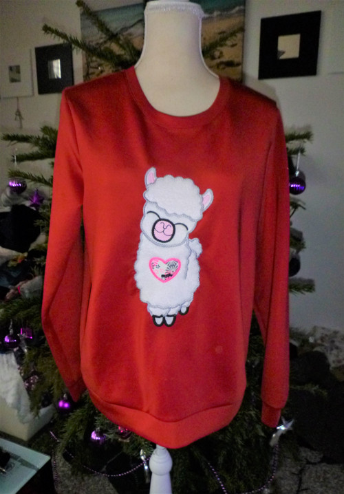 Teplejší mikina s lamou vel.L-max.XL