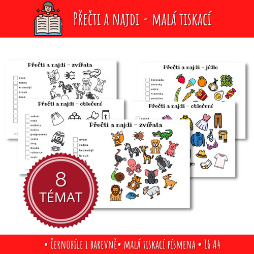 Přečti a najdi - malá tiskací PDF