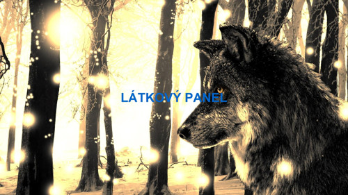 Bavlněný panel 8x15 cm