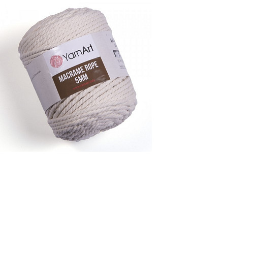 Příze Macrame Rope 5mm - přírodní — foto 1