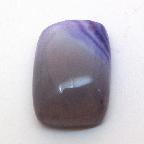Kabošon fialový onyx obdélník 18mm