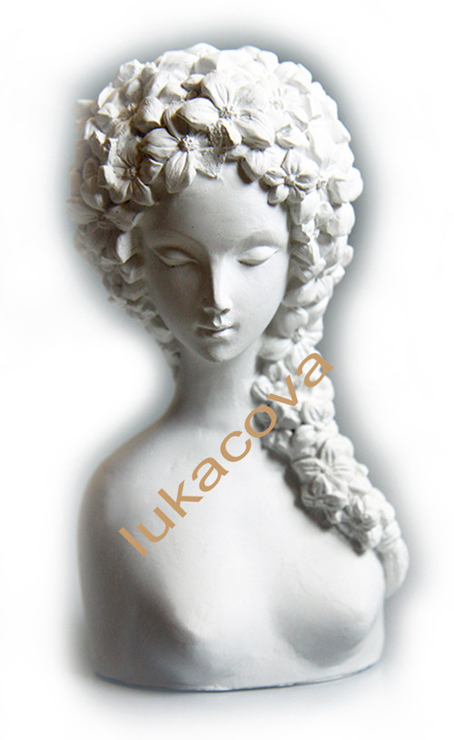 Powertex hlava bysta FLORA (0124)