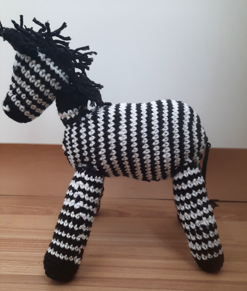 Háčkovaná zebra