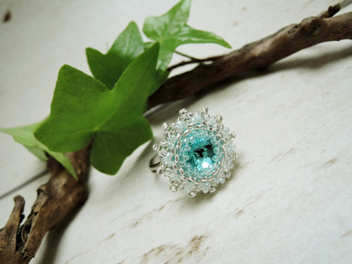 Swarovski prsten "Tyrkysový" - dámský! — foto 1