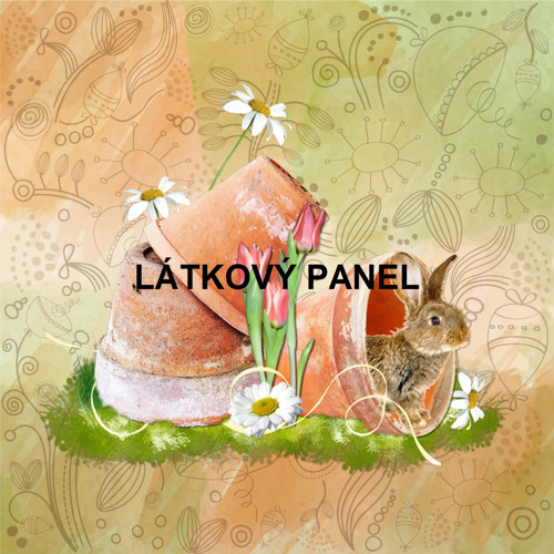 Bavlněný panel 15x15 cm - skladem