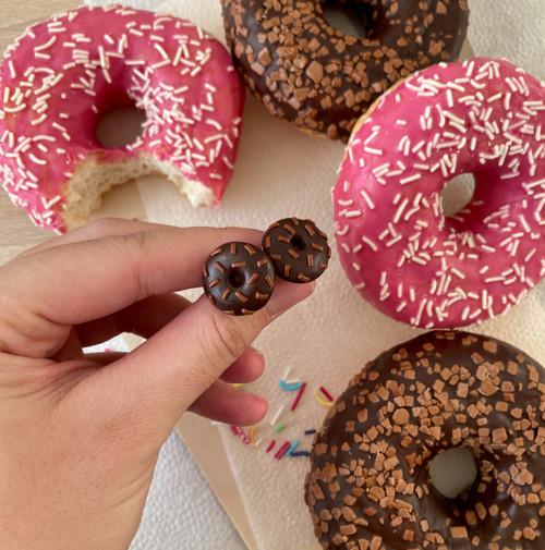 (Extra)čokoládové donuty (pecky)