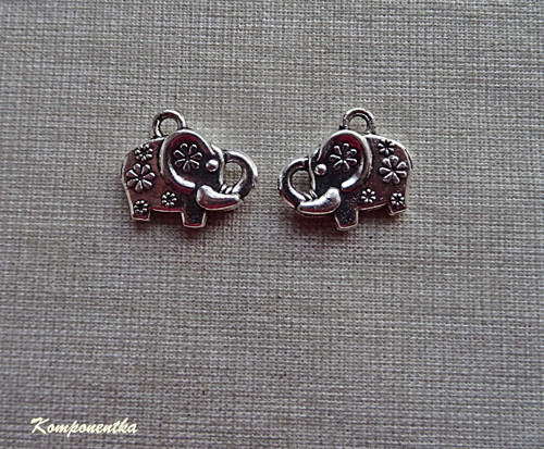 Přívěšek sloník 16x13mm 1kus