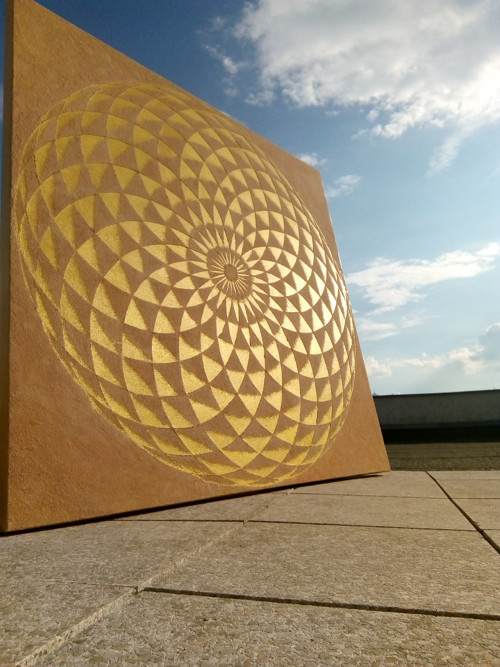 Lotos - mandala - posvátná geometrie