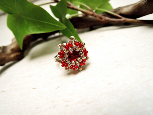 Swarovski prstýnek "Red"- dětský! — foto 1