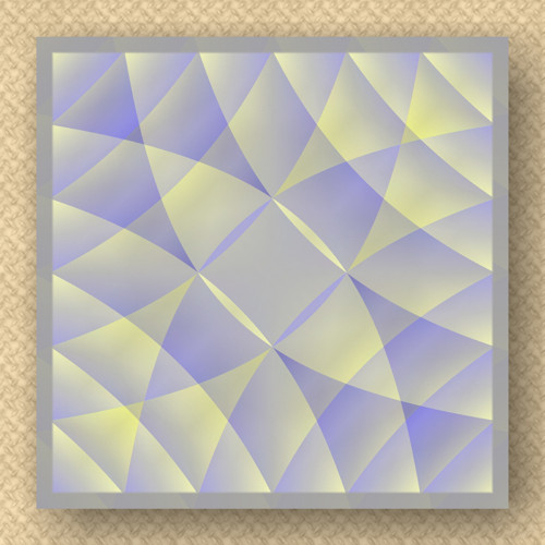 Geometrie - hedvábný šátek