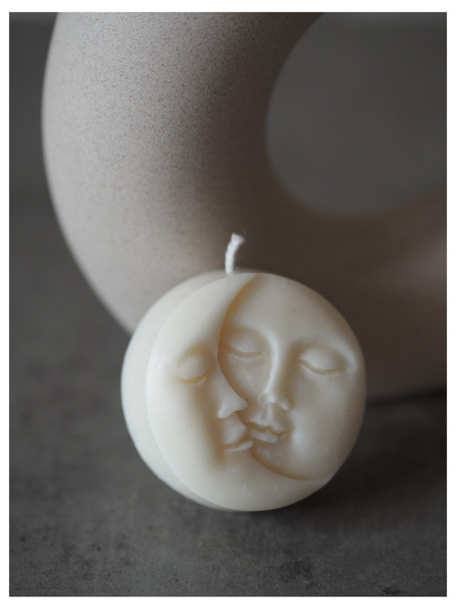 Aesthetic sójová svíčka - měsíc "moon"