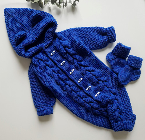Dětská tepla Kombinéza Royal Blue pro Сhlapce