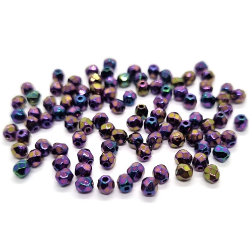 Ohňovky, 3 mm, fialová, 20ks