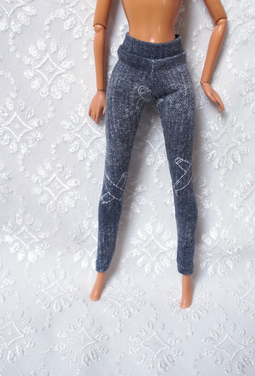 Legíny - jeans — foto 1
