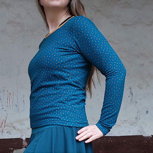 Tričko s čárkami BIO - pro Ukrajinu — foto 1