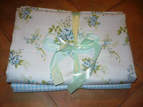 Povlečení kvítí+ kostka 140x200, 70x90