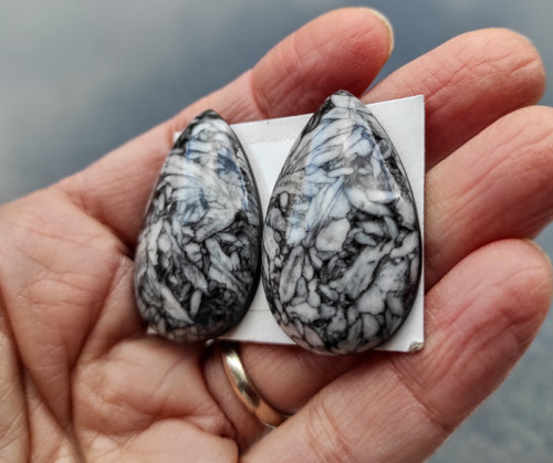 Pinolit - pár, ID 2410, 36x23 mm