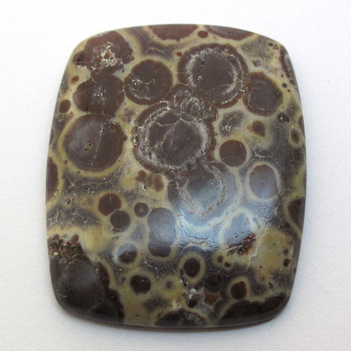 Kabošon asteroid jaspis obdélník 34mm